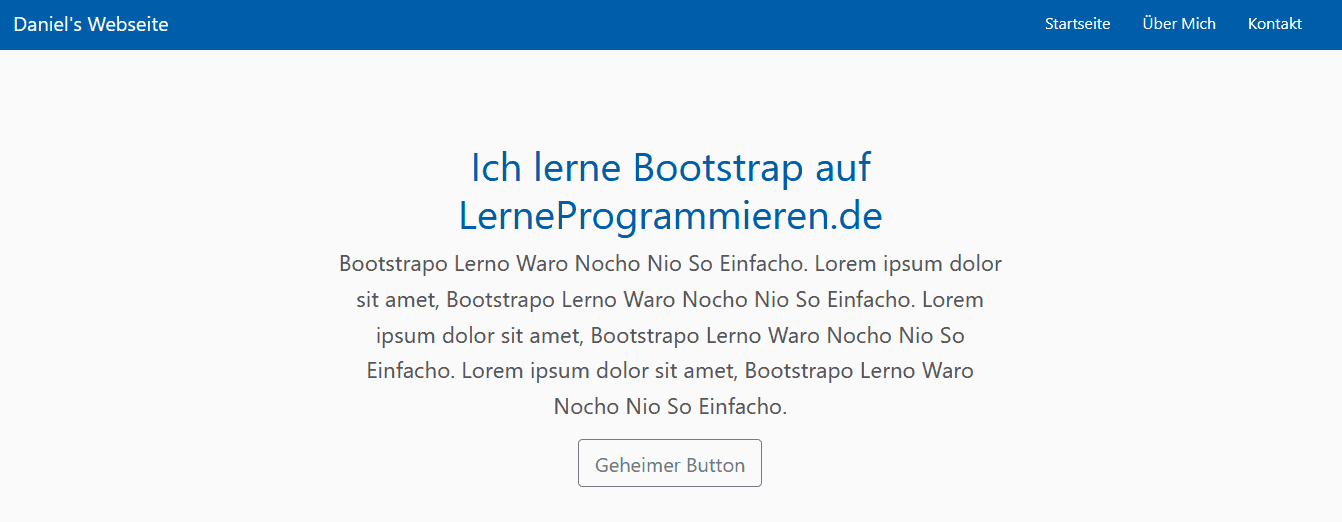 bootstrap lernen button einfuegen
