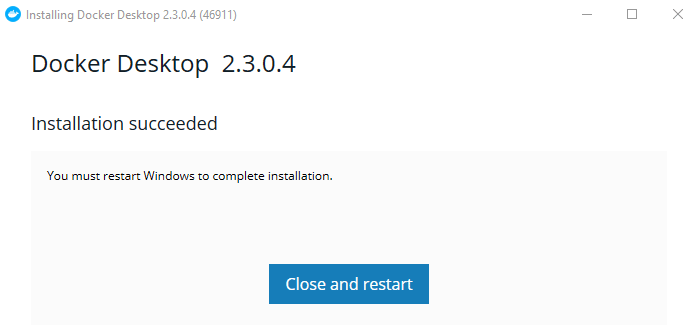 docker neustart