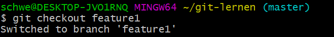 git branch checkout