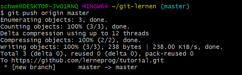 git push