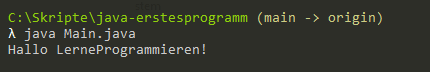 java skript code ausgefuehrt