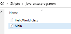 java skript klasse