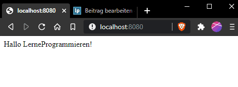 nodejs node server output