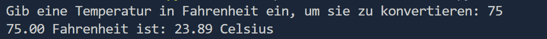 python umrechner celsius