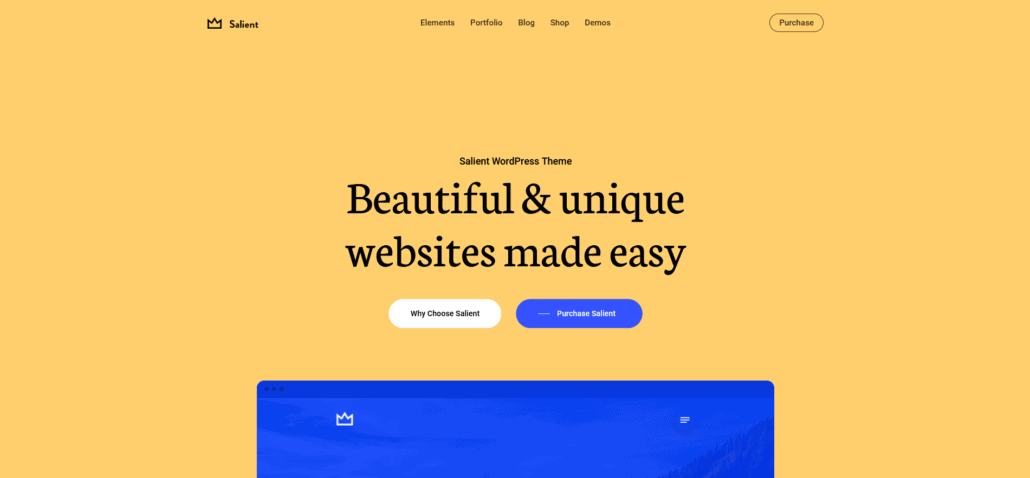 wp theme salient