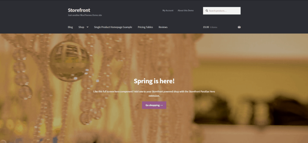 wp theme storefront